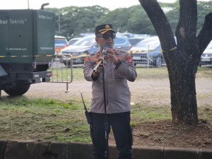 Polisi Gelar Apel dan TWG Pengamanan Konser Bryan Adams di Ancol