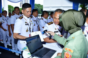 Danlanal Banjarmasin Hadiri Rapim TNI-Polri 2026