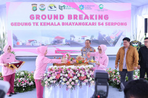 Groundbreaking TK Kemala Bhayangkari 54 Serpong, Dukung Pendidikan Anak Sejak Dini