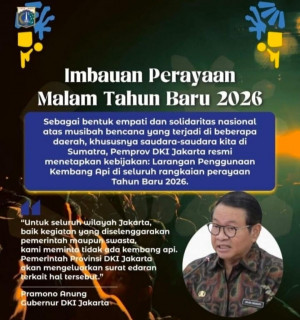 Imbauan Gubernur DKI Diabaikan, Kembang Api Tetap Menggema di Malam Tahun Baru 2026