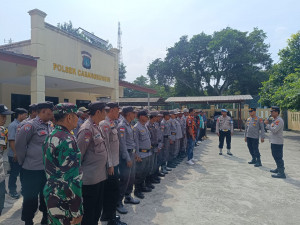 Cegah Gangguan Keamanan, Polsek Cabangbungin Gelar Apel Besar Lintas Unsur: Bahas Kesiapsiagaan Keamanan dan Potensi Bencana