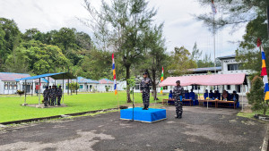 Danlanal Simeulue Pimpin Upacara Peringatan HUT Ke-81 TNI Angkatan Laut Tahun 2026