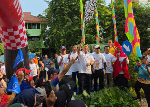 Forkopimko Hingga Anggota DPR RI Turut Meriahkan Fun Walk Pokja PWI Walikota Jakut