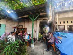 Kapolsek Bekasi Barat Ajak Warga Cegah Tawuran dan Judi Online Lewat Jakarta On The Spot