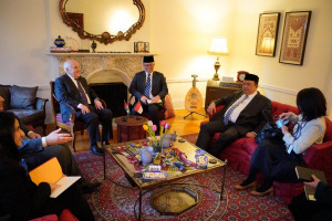 Bertemu Wakil Palestina di PBB, Menlu Sugiono Tegaskan Dukungan Indonesia untuk Palestina