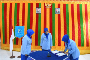 Ketua Cabang 3 Daerah l Gabungan Jalasenastri Koarmada RI Pimpin Reorganisasi Kepengurusan dan Dilanjutkan Kegiatan Posyandu Rutin