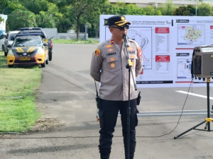 Polres Metro Jakarta Utara Gelar Apel Pengamanan Konser Musik di Ancol