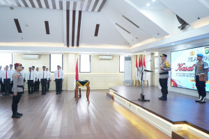 Kapolres Metro Jakarta Utara Pimpin Pelantikan Kasatreskrim Baru