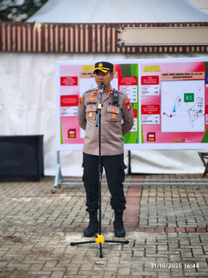 Polres Metro Jakarta Utara Gelar TWG dan Apel Pengamanan Konser "Scream Or Dance 2025" di Ancol