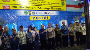 Operasi Ketupat Jaya 2026: Polisi dan Forkopimcam Koja Perkuat Pengamanan di Pospam Kramat Jaya