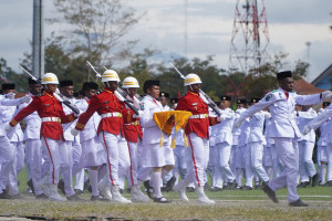 Upacara HUT ke-81 Kemerdekaan RI di Papua Pegunungan Berlangsung Khidmat dan Aman