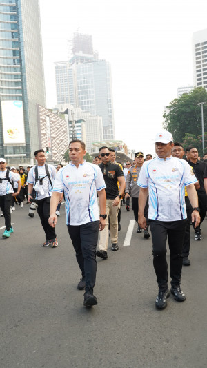 Pangdam Jaya Hadiri Olahraga Bersama dan Car Free Day Sambut Hari Bhayangkara Ke -80 Tahun 2026