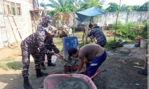 Posal Seluma Jajaran Lanal Bengkulu Peduli Pendidikan Gelar Bakti Teritorial Prima di SLB Negeri l Seluma
