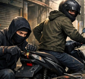 Polisi Amankan Dua Pelaku Maling Motor Membawa Air Softgun di Tanjung Priok