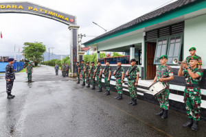 Sinergi Jaga Stabilitas Keamanan Maluku, Dankodaeral lX Ambon Laksanakan Courtesy Call ke Kodam XV/Pattimura