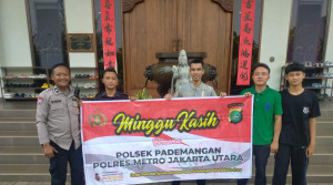 Polsek Pademangan Gelar Minggu Kasih di Yayasan Prajna Chan Monastery, Perkuat Komunikasi dan Kepercayaan Publik