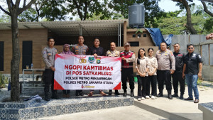 Polsek Metro Penjaringan Gelar Ngopi Kamtibmas di Satkamling Perkuat Sinergi dengan Warga