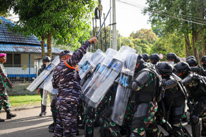 Kodaeral lX Ambon Gelar Uji Terampil Giagaspur Pangkalan Tahun 2025