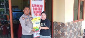 Polsek Pademangan dan Bulog Gelar Gerakan Pangan Murah, Beras SPHP Ludes Terjual