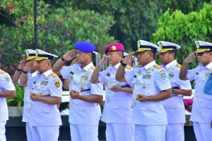 Kolinlamil Kenang Jasa Pahlawan Lewat Ziarah HUT Ke 80 TNI AL : Setia Dalam Pengabdian