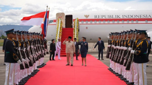 Disambut Tarian dan Pasukan Jajar Kehormatan, Prabowo Tiba di Filipina untuk Hadiri KTT ASEAN
