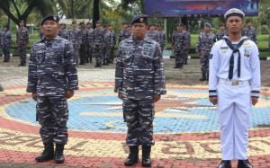 Lanal Bengkulu Gelar Upacara Kenaikan Pangkat Tingkatkan Profesionalisme Prajurit