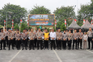 Kontes Motor Dinas Resik Meriahkan Hari Bhayangkara ke-80, Polres Bekasi Kota Tumbuhkan Kebanggaan Anggota