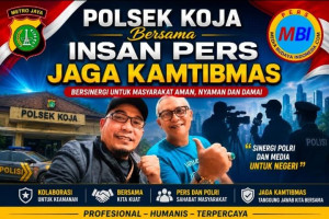 Polsek Koja dan Insan Pers Bersinergi Jaga Kamtibmas, Wujudkan Jakarta Utara yang Aman dan Kondusif