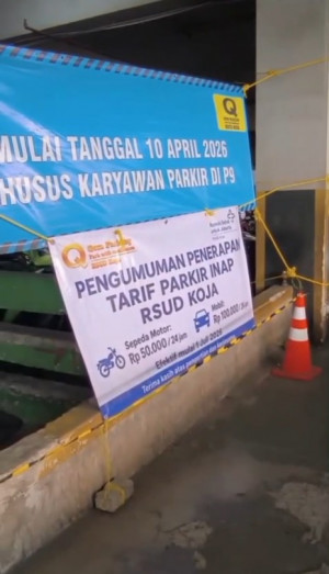 Mulai Juli 2026, Parkir Menginap di RSUD Koja Naik hingga Rp100 Ribu per Hari