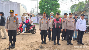 Polsek Pademangan Gelar Apel Pengamanan Program "Jaga Jakarta+" dan Jaga Lingkungan Dukung Perencanaan 3 Juta Rumah