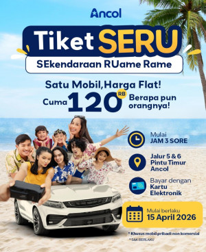 Serbu Ancol! Rame-Rame Satu Mobil Cuma Bayar Rp120 Ribu