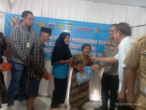 Sambut HUT Bhayangkara ke-80, Polres Metro Jakarta Utara Gelar Groundbreaking Bedah Rumah dan Pembangunan MCK Komunal di Pejagalan