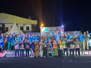 Komandan Lanal Dabo Singkep Hadiri Batik Fashion Week 2025 di Implasmen Dabo Singke Kabupaten Lingga