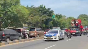 Peringatan Hari Buruh, Polres Metro Tangerang Kota Kawal Keberangkatan Massa Aksi ke Jakarta Pusat
