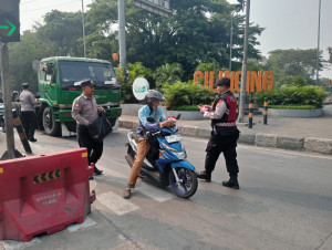 Antisipasi Gangguan Kamtibmas, Polisi Sekat Sejumlah Titik di Cilincing