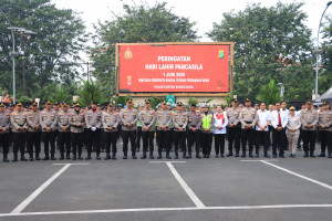 Upacara Peringatan Hari Lahir Pancasila 1 Juni 2026, Polres Metro Bekasi Kota Tegaskan Pancasila sebagai Pemersatu Bangsa