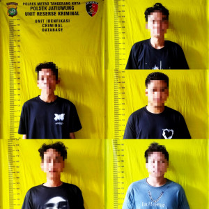 Berbuat Onar di Jatiuwung Pelaku di Amankan Polisi