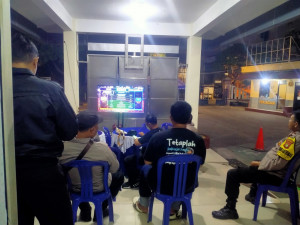 Jaga Jakarta On The Spot: Polsek Koja Gelar Nobar Piala Dunia 2026, Pererat Sinergi dan Kebersamaan dengan Warga
