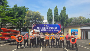 Polres Metro Jakarta Utara Gelar Apel Siaga Bencana 2025, Pastikan Kesiapan Personel dan Peralatan Hadapi Musim Hujan