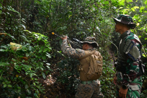 Latgabma Super Garuda Shield 2026 Marfor Lampung Gelar Latihan Menembak Sniper dan Jungle Survival