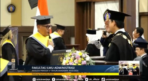 Sandang Gelar Doktor Brigjen Gidion Ikuti Prosesi Wisuda UB di Malang