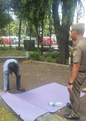 Satpol PP Tanjung Priok Gencarkan Penertiban, PKL dan Spanduk Jadi Sasaran