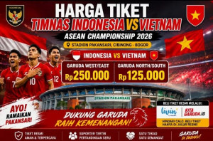 PSSI Rilis Harga Tiket Timnas Indonesia vs Vietnam di ASEAN Championship 2026, Mulai 125 Ribu