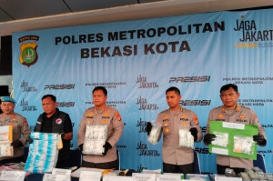 Polisi Ungkap Kasus Narkotika di Bekasi–Bogor, Sita Hampir 50 Gram Sabu